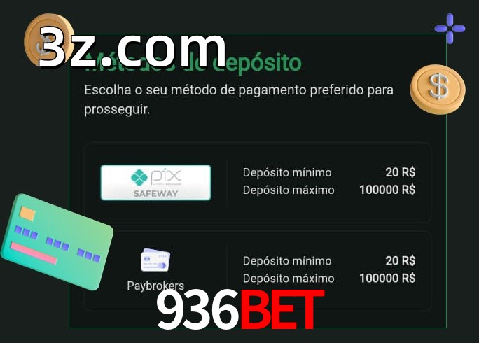 O cassino 936betbet oferece uma grande variedade de métodos de pagamento